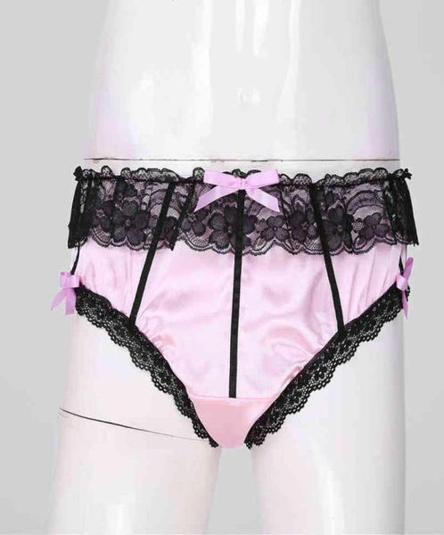 men ruffle lace trim pink color briefs sissy crossdress underwear low waist bowknot satin underpants panties nightwear l2207115314409, Red;black
men ruffle lace trim pink color briefs sissy crossdress underwear low waist bowknot satin underpants panties nightwear l2207115314409, Red;black
