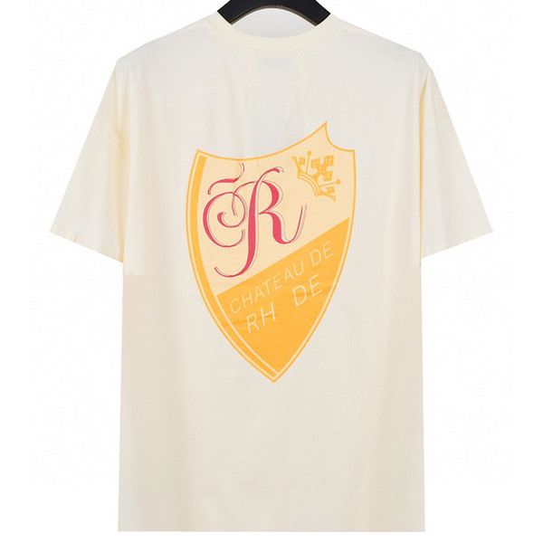 23ss mens chateau shield printed short sleeved t-shirt man chateau tee custom-fit vintage wash cotton short sleeve tee-shirt lady, White;black
23ss mens chateau shield printed short sleeved t-shirt man chateau tee custom-fit vintage wash cotton short sleeve tee-shirt lady, White;black