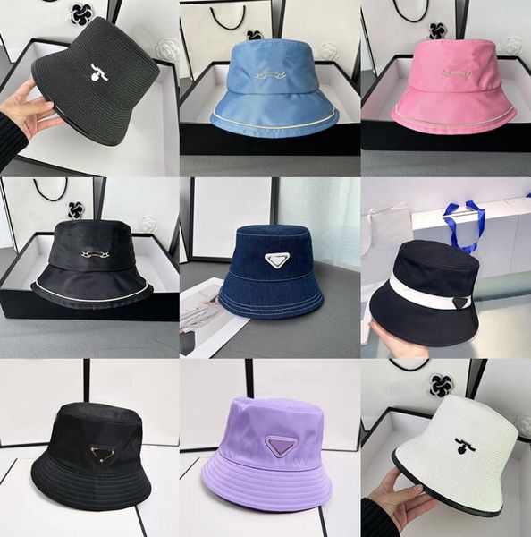 p family inverted triangle luxury bucket hat designer cap embroidery letter wide brim hats pu leather fishing beanies sunshade sunhats, Blue;gray
p family inverted triangle luxury bucket hat designer cap embroidery letter wide brim hats pu leather fishing beanies sunshade sunhats, Blue;gray