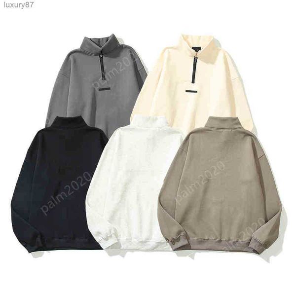 mens hoodies ess printed stand collar fashion designer hoodie half-zip plus fleece pullover sweatshirts, Black
mens hoodies ess printed stand collar fashion designer hoodie half-zip plus fleece pullover sweatshirts, Black