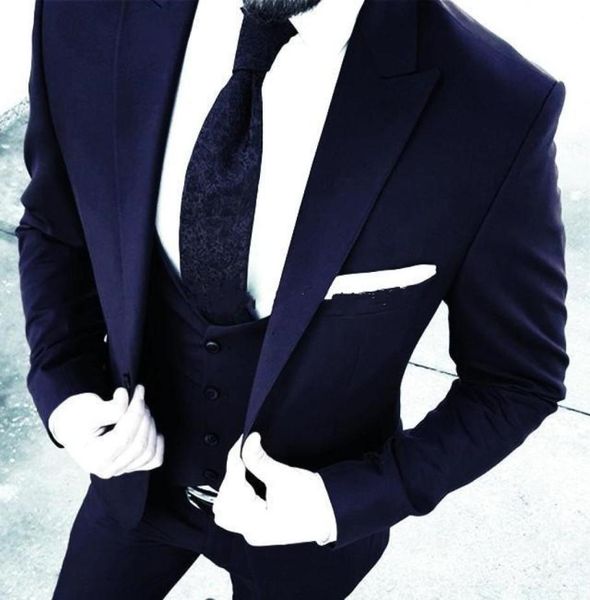 new brand new one button navy blue wedding groom tuxedos peak lapel groomsmen men suits prom blazer jacketpantsvesttie 0847116462, Black;gray
new brand new one button navy blue wedding groom tuxedos peak lapel groomsmen men suits prom blazer jacketpantsvesttie 0847116462, Black;gray