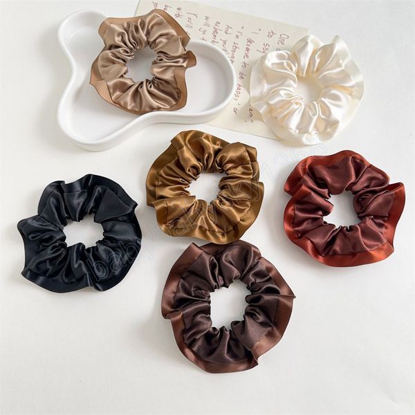 woman elegant design silk elastics hair band solid color versatile scrunchies girls ponytail hold hair accessories, Slivery;white
woman elegant design silk elastics hair band solid color versatile scrunchies girls ponytail hold hair accessories, Slivery;white