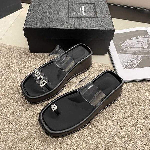 slippers rhinestone buckle women's flat bottom square head raised one-word classic sandals shoes y23, Black
slippers rhinestone buckle women's flat bottom square head raised one-word classic sandals shoes y23, Black