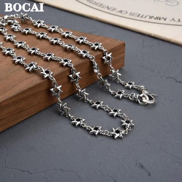 necklaces bocai real pure s925 silver necklace man and woman tide brand hexagram personality fashion hiphop punk jewelry
necklaces bocai real pure s925 silver necklace man and woman tide brand hexagram personality fashion hiphop punk jewelry
