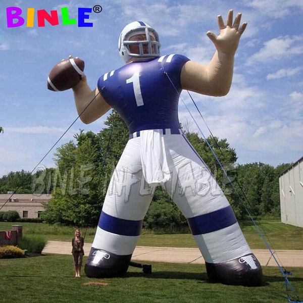 8m giant inflatable rugby player with holding a ball advertising inflatable football player for sports event
8m giant inflatable rugby player with holding a ball advertising inflatable football player for sports event