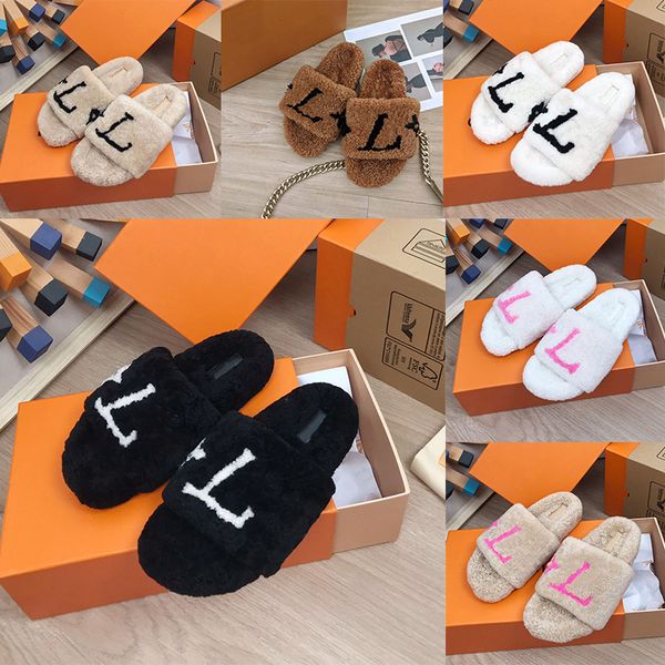 womens slippers ladies sandals wool slides winter fur fluffy furry warm letters sandals 35-41, Black
womens slippers ladies sandals wool slides winter fur fluffy furry warm letters sandals 35-41, Black