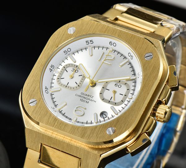 2023 new watch men's leisure diamond watches gold steel stainless steel quartz wristwatch strap male relogio masculino br17, Slivery;brown
2023 new watch men's leisure diamond watches gold steel stainless steel quartz wristwatch strap male relogio masculino br17, Slivery;brown