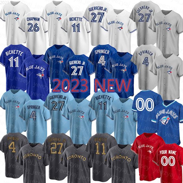 baseball jersey 27 vladimir guerrero jr 4 george springer 12 daulton varsho blue jays bo bichette matt chapman alejandro kirk toronto kevin, Blue;black
baseball jersey 27 vladimir guerrero jr 4 george springer 12 daulton varsho blue jays bo bichette matt chapman alejandro kirk toronto kevin, Blue;black