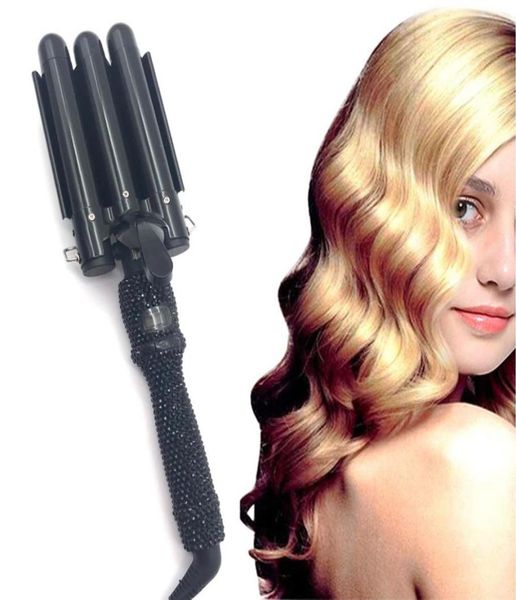 curling irons selling ceramic hair curler 3 barrel crimper crystal wave triple iron 2210144346022
curling irons selling ceramic hair curler 3 barrel crimper crystal wave triple iron 2210144346022