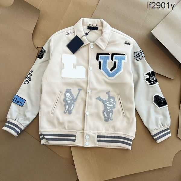 flocking leather sleeves baseball coat uniform fashion jacket single breasted warm jackets couples women men varsity coats mens designer clo, Black;brown
flocking leather sleeves baseball coat uniform fashion jacket single breasted warm jackets couples women men varsity coats mens designer clo, Black;brown
