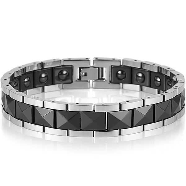 bangle ceramic magnetic stone therapy bracelet men arthritis pain relief and carpal tunnel magnetic mens bracelets black white tone
bangle ceramic magnetic stone therapy bracelet men arthritis pain relief and carpal tunnel magnetic mens bracelets black white tone