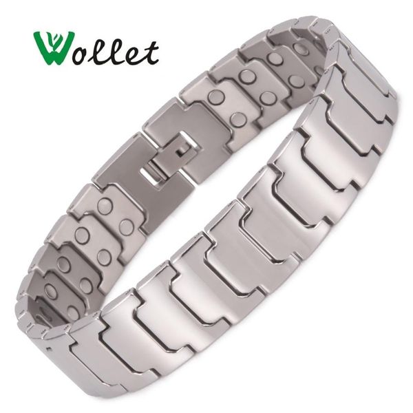 bangle wollet jewelry simple design titanium magnetic bracelet for men silver color copper bio magnet health care healing, Black
bangle wollet jewelry simple design titanium magnetic bracelet for men silver color copper bio magnet health care healing, Black
