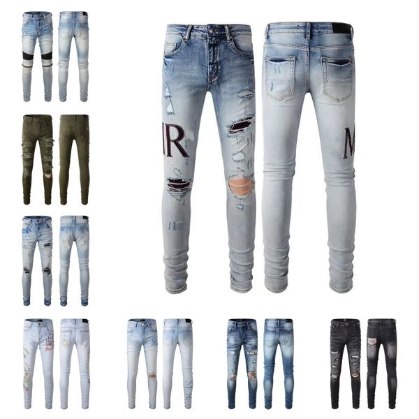 black ripped jeans designer jeans motorcycle trendy ripped patchwork hole size 30-40 streetwear all year round slim legged jeans28-40, Blue
black ripped jeans designer jeans motorcycle trendy ripped patchwork hole size 30-40 streetwear all year round slim legged jeans28-40, Blue