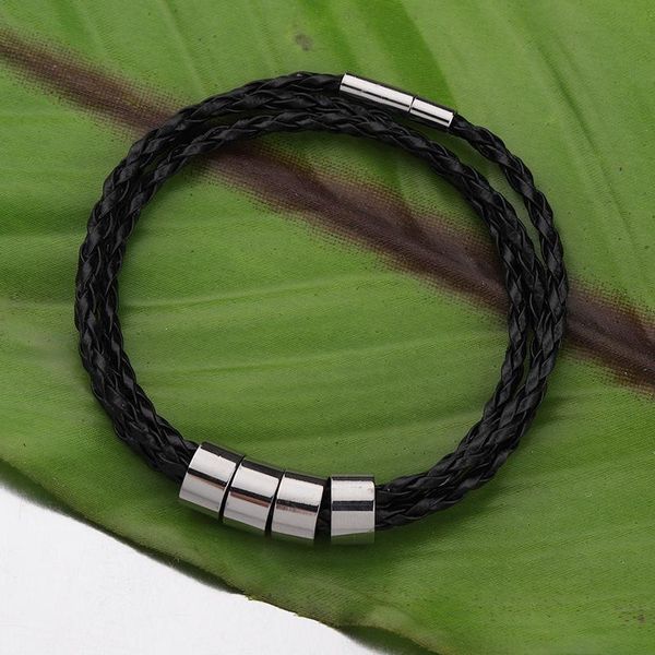 bangle fnixtar 20pcs black pu leather rope bracelets stainless steel mirror polished beads bangles diy personality bracelets for women
bangle fnixtar 20pcs black pu leather rope bracelets stainless steel mirror polished beads bangles diy personality bracelets for women