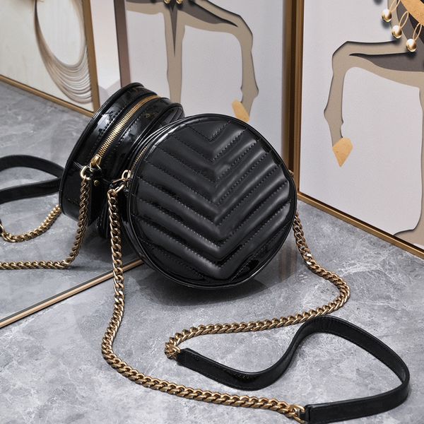 mini round bag women handbags crossbody bags v quilted bag circular caviar patent leather designer luxury women shoulder bags clutch purse c
mini round bag women handbags crossbody bags v quilted bag circular caviar patent leather designer luxury women shoulder bags clutch purse c