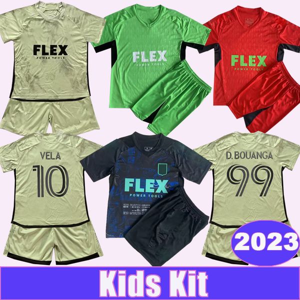 2023 los angeles fc kids kit fc soccer jerseys vela acosta crepeau romero mccarthy away goalkeeper red special edition football shirt short, Black
2023 los angeles fc kids kit fc soccer jerseys vela acosta crepeau romero mccarthy away goalkeeper red special edition football shirt short, Black