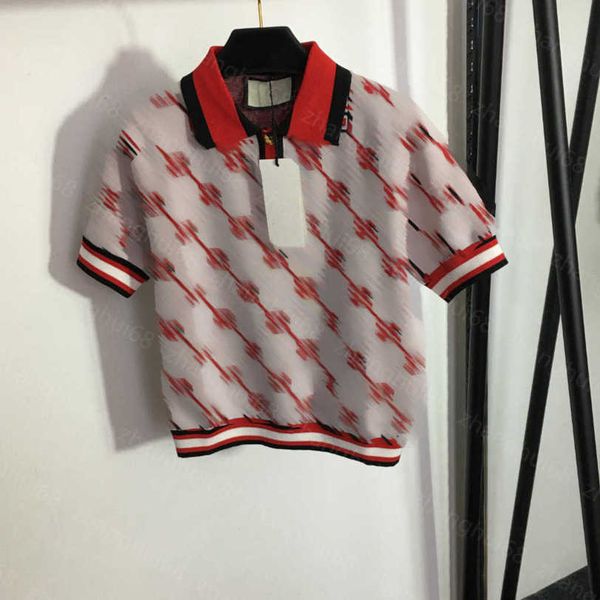 23ss womens knits womens designer clothing gg button presbyx monogram polo neck short-sleeved sweater womens clothes a1, White
23ss womens knits womens designer clothing gg button presbyx monogram polo neck short-sleeved sweater womens clothes a1, White