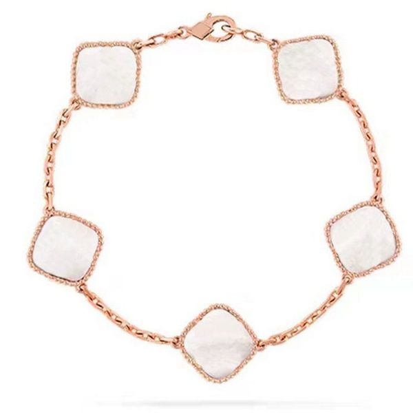 Classic Brand One Side Clover Charm Bracelet 18K Gold Plated Stainless Steel Jewelry for Women Gift
Classic Brand One Side Clover Charm Bracelet 18K Gold Plated Stainless Steel Jewelry for Women Gift