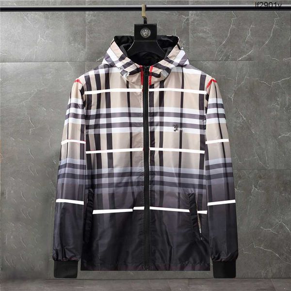 mens jacket designer black and white standup collar classic checked brand fashion multistyle hooded sport trench coat waterproof windproof c, Black;brown
mens jacket designer black and white standup collar classic checked brand fashion multistyle hooded sport trench coat waterproof windproof c, Black;brown