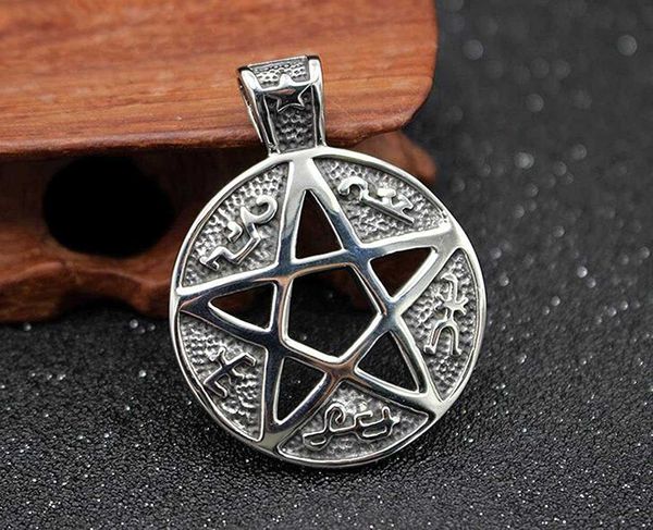 gzw vintage goth pentacle symbo pendant necklace for men antique silver biker chain hollow pentagram necklaces 24 inches chains jewelry whol
gzw vintage goth pentacle symbo pendant necklace for men antique silver biker chain hollow pentagram necklaces 24 inches chains jewelry whol