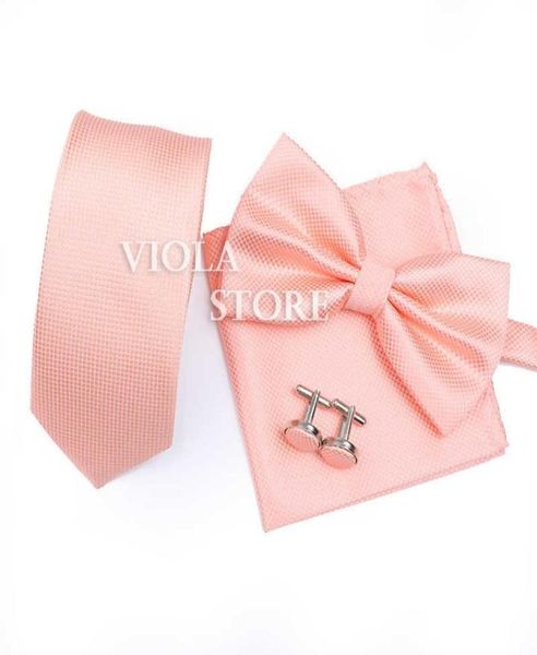 bow ties 4 pcs tie set solid burgundy salmon pink 6cm necktie bowtie hankie cufflinks polyester men suit wedding party cravat acce3527295, Black;gray
bow ties 4 pcs tie set solid burgundy salmon pink 6cm necktie bowtie hankie cufflinks polyester men suit wedding party cravat acce3527295, Black;gray