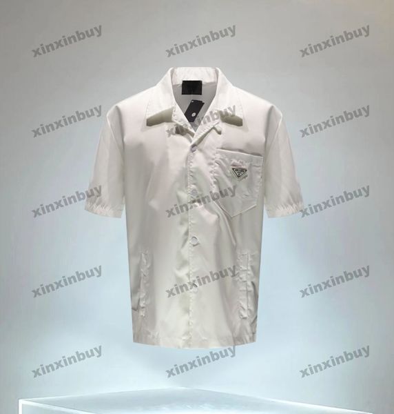 xinxinbuy men designer tee t shirt 23ss metal triangle label pocket nylon short sleeve cotton women black white loose style xs-xl, Black;brown
xinxinbuy men designer tee t shirt 23ss metal triangle label pocket nylon short sleeve cotton women black white loose style xs-xl, Black;brown