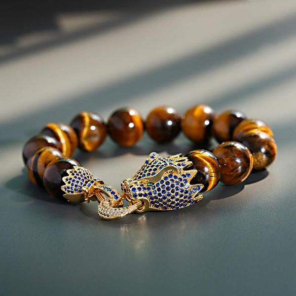 bangle luxury trendy micro pave blue cz leopard men bracelets 12mm tiger eye stone beads bracelet men bangles bijoux men jewelry, Black
bangle luxury trendy micro pave blue cz leopard men bracelets 12mm tiger eye stone beads bracelet men bangles bijoux men jewelry, Black
