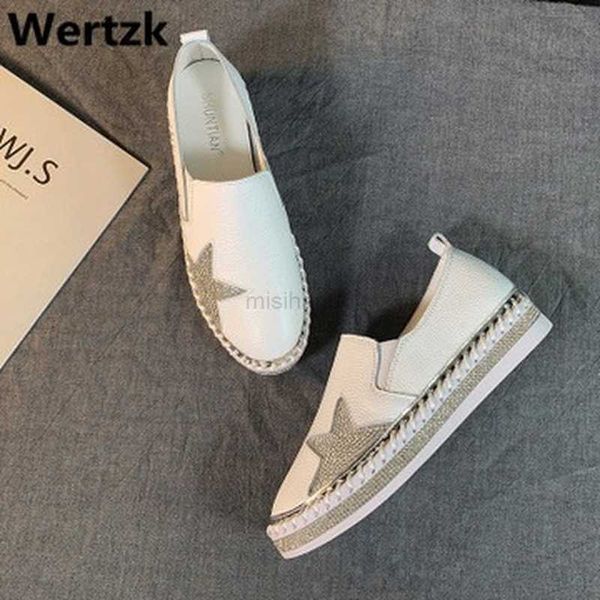 dress shoes wertzk 2020 european famous brand patchwork espadrilles woman genuine leather creepers flats ladies loafers e321 y23, Black
dress shoes wertzk 2020 european famous brand patchwork espadrilles woman genuine leather creepers flats ladies loafers e321 y23, Black