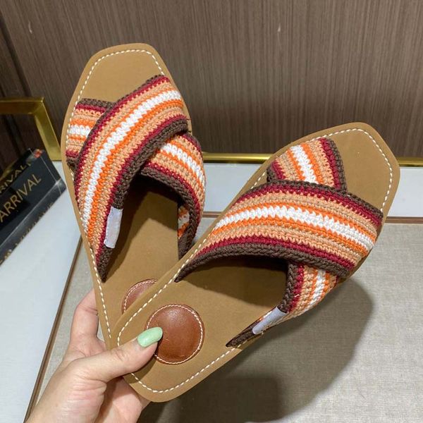 slidefamous slide sandal designer canvas slippers womens sandals woody mule flat sandels slides ladies shoe beach coat sandales luxurious wo, Black
slidefamous slide sandal designer canvas slippers womens sandals woody mule flat sandels slides ladies shoe beach coat sandales luxurious wo, Black