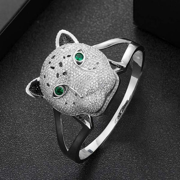 bangle zlxgirl jewelry classic leopard head bangle for women punk jewelry brand women wedding bridal bracelet couple bags, Black
bangle zlxgirl jewelry classic leopard head bangle for women punk jewelry brand women wedding bridal bracelet couple bags, Black