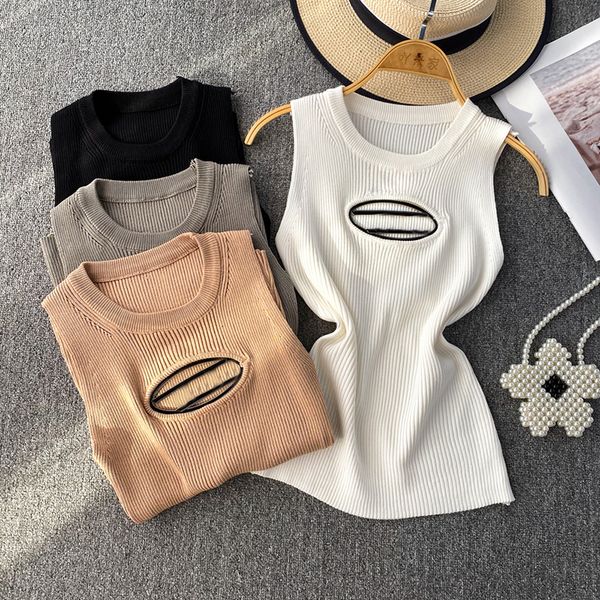 fahsion hollow t shirts women knit tee summer sleeveless cold 4 colors slim designer vest shirts elastic tees, White
fahsion hollow t shirts women knit tee summer sleeveless cold 4 colors slim designer vest shirts elastic tees, White