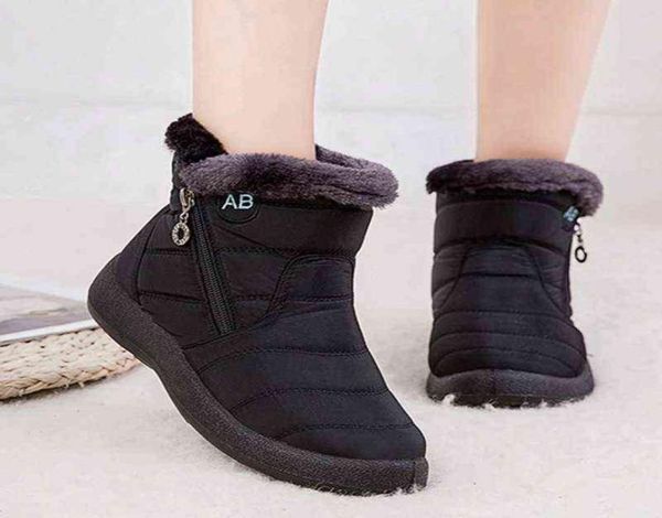 rimocy thick warm plush waterproof woman snow boots women plus size 43 non slip platform ankle boots winter cotton padded shoes7694133, Black
rimocy thick warm plush waterproof woman snow boots women plus size 43 non slip platform ankle boots winter cotton padded shoes7694133, Black