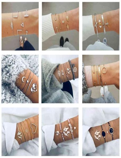 fashion trend alloy moon heartshaped geometric bracelet set female hip hop personalized hand jewelry bracelet5309572, Golden;silver
fashion trend alloy moon heartshaped geometric bracelet set female hip hop personalized hand jewelry bracelet5309572, Golden;silver