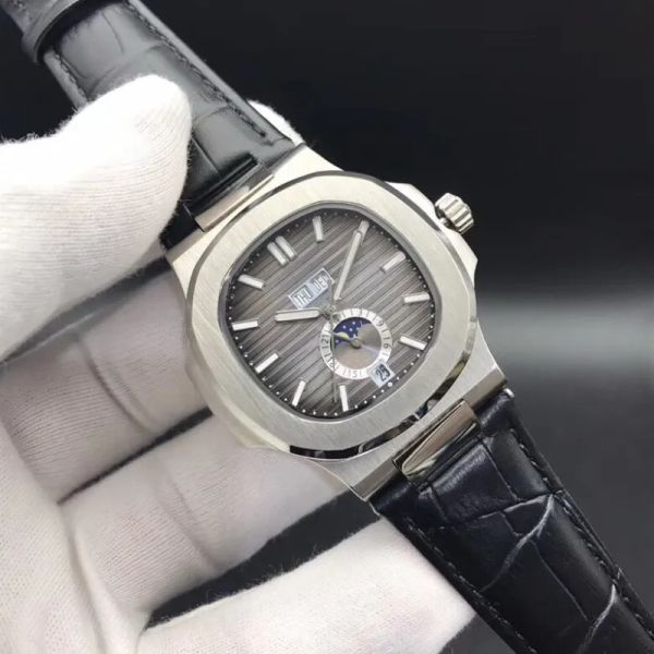 luxury automatic mechanical mens watches 5726 nautilus wristwatches transparent back moon phase date watch, Slivery;brown
luxury automatic mechanical mens watches 5726 nautilus wristwatches transparent back moon phase date watch, Slivery;brown