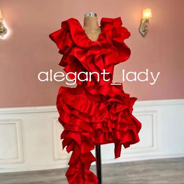 red short prom cocktail dresses satin v-neck sleeveless tiered club party evening dress vestidos mini skirt, Black;red
red short prom cocktail dresses satin v-neck sleeveless tiered club party evening dress vestidos mini skirt, Black;red