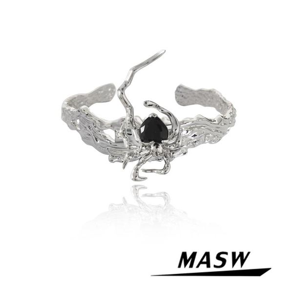 bangle masw original design cool spider bracelet 2022 new trend brass thick silver plated women cufff bracelet jewelry, Black
bangle masw original design cool spider bracelet 2022 new trend brass thick silver plated women cufff bracelet jewelry, Black