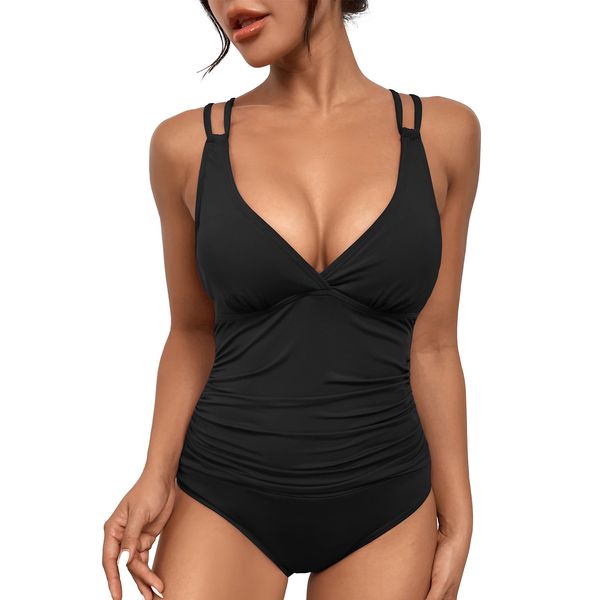 women tummy control one piece swimsuits v neck cross back ruched high cut swimwear push up bathing suits
women tummy control one piece swimsuits v neck cross back ruched high cut swimwear push up bathing suits