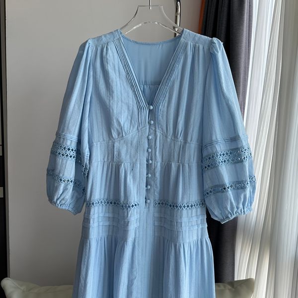 2023 women dresses designer dress women's embroidery hollowed out heavy craftsmanship cotton linen texture lantern sleeve dress women c, Black;gray
2023 women dresses designer dress women's embroidery hollowed out heavy craftsmanship cotton linen texture lantern sleeve dress women c, Black;gray