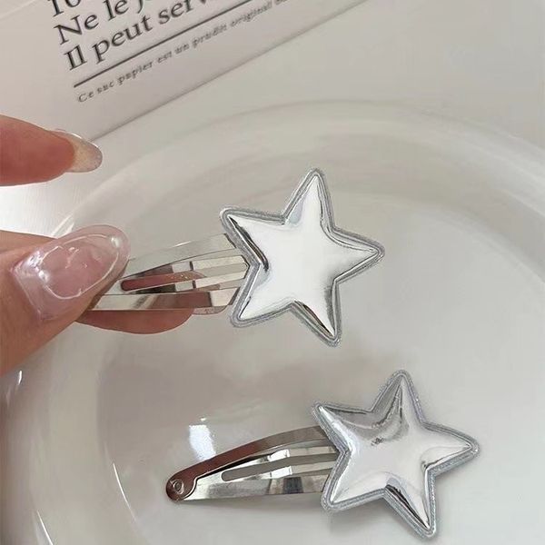 16166 fashion jewelry sliver star duck beak hair clip sweet cool side clip for girl hairpin cute children girls headdress 2pcs/set, Slivery;white
16166 fashion jewelry sliver star duck beak hair clip sweet cool side clip for girl hairpin cute children girls headdress 2pcs/set, Slivery;white