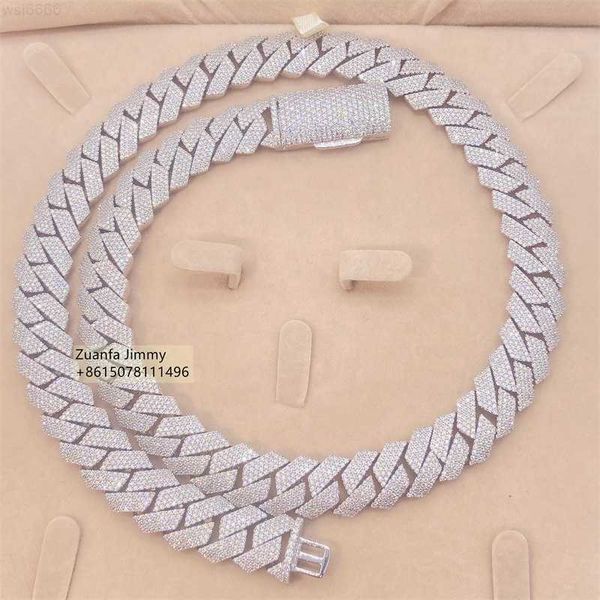 pass diamond tester 18mm 4row vvs1 moissanite hip hop style jewelry miami cuban link chain, Silver
pass diamond tester 18mm 4row vvs1 moissanite hip hop style jewelry miami cuban link chain, Silver