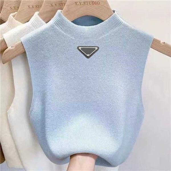 fashion knitted vest designer clothing womens underwear pure cotton sleeveless summer casual knitwear vests, Black;white
fashion knitted vest designer clothing womens underwear pure cotton sleeveless summer casual knitwear vests, Black;white
