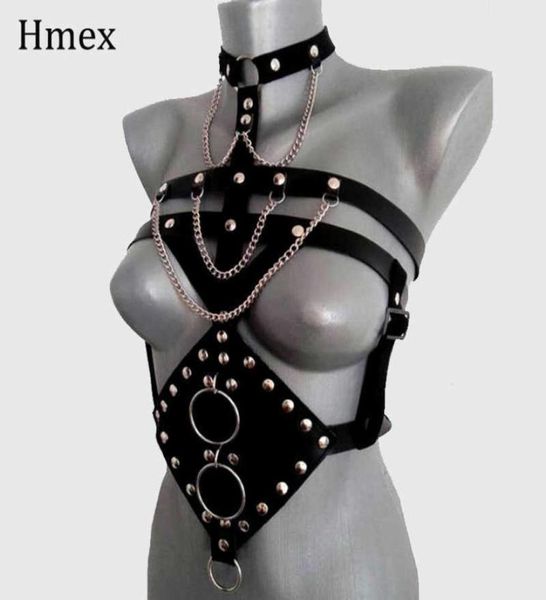 belts women039s bra harness chest strap leather garters belt punk night club cage straps fetish body bondage y22106799410, Black;brown
belts women039s bra harness chest strap leather garters belt punk night club cage straps fetish body bondage y22106799410, Black;brown