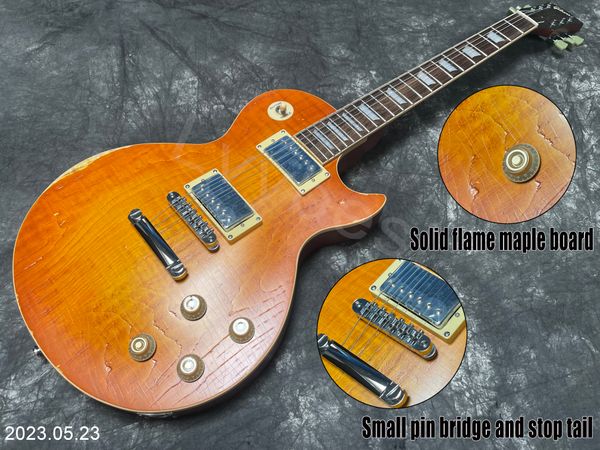 stocking electric guitar can ship out at once soild flame maple board honey burst relic parts and paint hh pickups no pickg
stocking electric guitar can ship out at once soild flame maple board honey burst relic parts and paint hh pickups no pickg