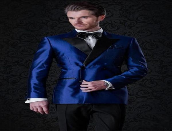 new popular design double breasted shiny blue wedding groom tuxedos peak lapel groomsmen mens dinner blazer suits jacketpantsti5912102, Black;gray
new popular design double breasted shiny blue wedding groom tuxedos peak lapel groomsmen mens dinner blazer suits jacketpantsti5912102, Black;gray