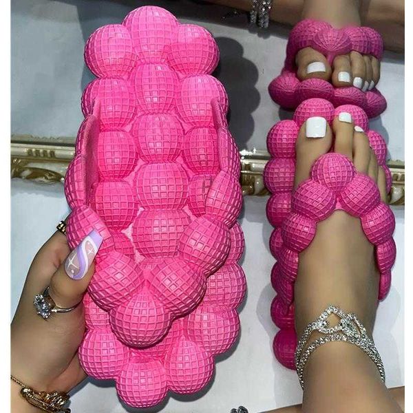 sandals flip flops bubble shoes summer new fashion open toed slippers women wear indoor flat beach 230417, Black
sandals flip flops bubble shoes summer new fashion open toed slippers women wear indoor flat beach 230417, Black