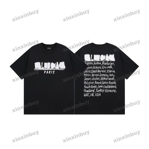 xinxinbuy men designer tee t shirt 23ss letter graffiti print paris short sleeve cotton women black white xs-2xl, Black;brown
xinxinbuy men designer tee t shirt 23ss letter graffiti print paris short sleeve cotton women black white xs-2xl, Black;brown