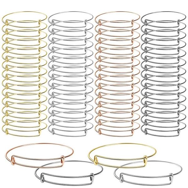 bangle 60 pcs expandable bangle bracelets adjustable wire bracelets blank bangles for diy jewelry making, Black
bangle 60 pcs expandable bangle bracelets adjustable wire bracelets blank bangles for diy jewelry making, Black