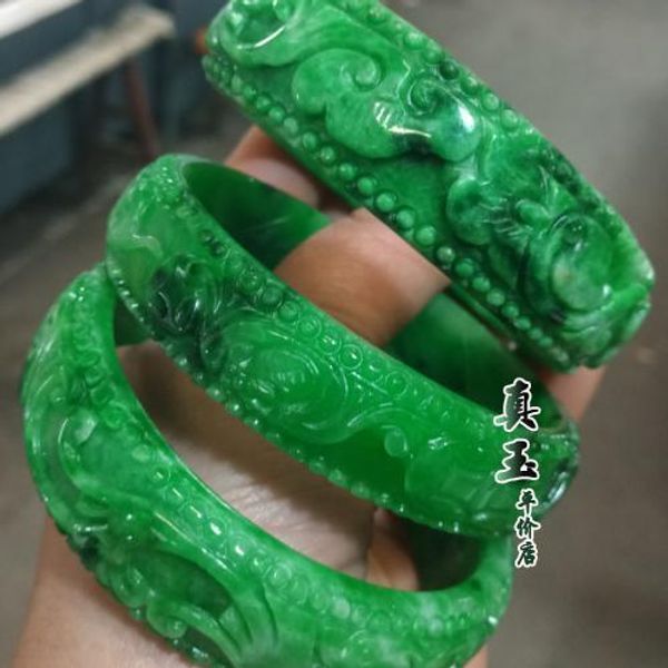 bangle 100% real myanmar jade emerald green jadegreen jade bangle hand carved flower jade bracelets jade bangles jewelry jadeite jade, Black
bangle 100% real myanmar jade emerald green jadegreen jade bangle hand carved flower jade bracelets jade bangles jewelry jadeite jade, Black