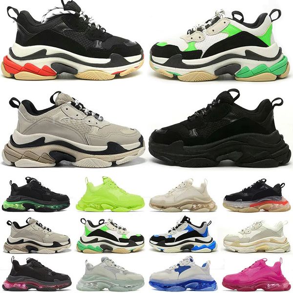triple s casual shoes men women designer platform sneakers paris clear sole trainer back white grey red turquoise neon luxury triple-s daddy, White;red
triple s casual shoes men women designer platform sneakers paris clear sole trainer back white grey red turquoise neon luxury triple-s daddy, White;red