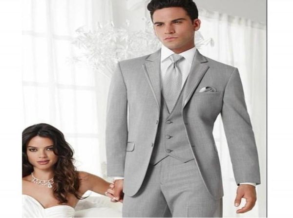 custom made slim fit groom tuxedos light grey notch lapel man suit wedding groomsman men suits bridegroom jacketpantstiev5101407, Black;gray
custom made slim fit groom tuxedos light grey notch lapel man suit wedding groomsman men suits bridegroom jacketpantstiev5101407, Black;gray